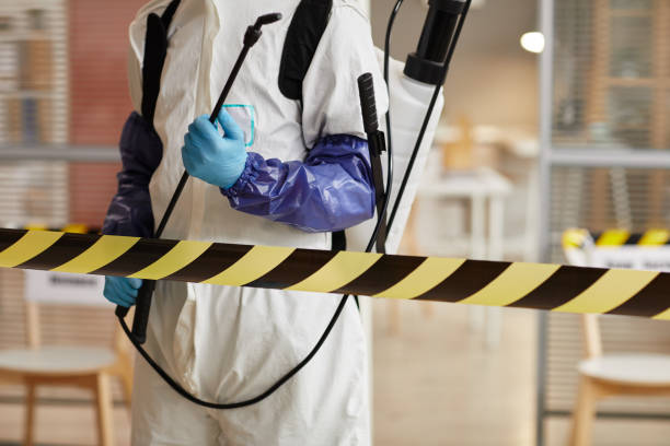 Professional Biohazard Cleanup technician working in Saratoga, WY